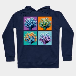 Pop Haliclona Sponge Art - Cool Underwater Hoodie